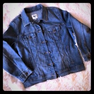 Old Navy XL Denim Jacket Medium blue color